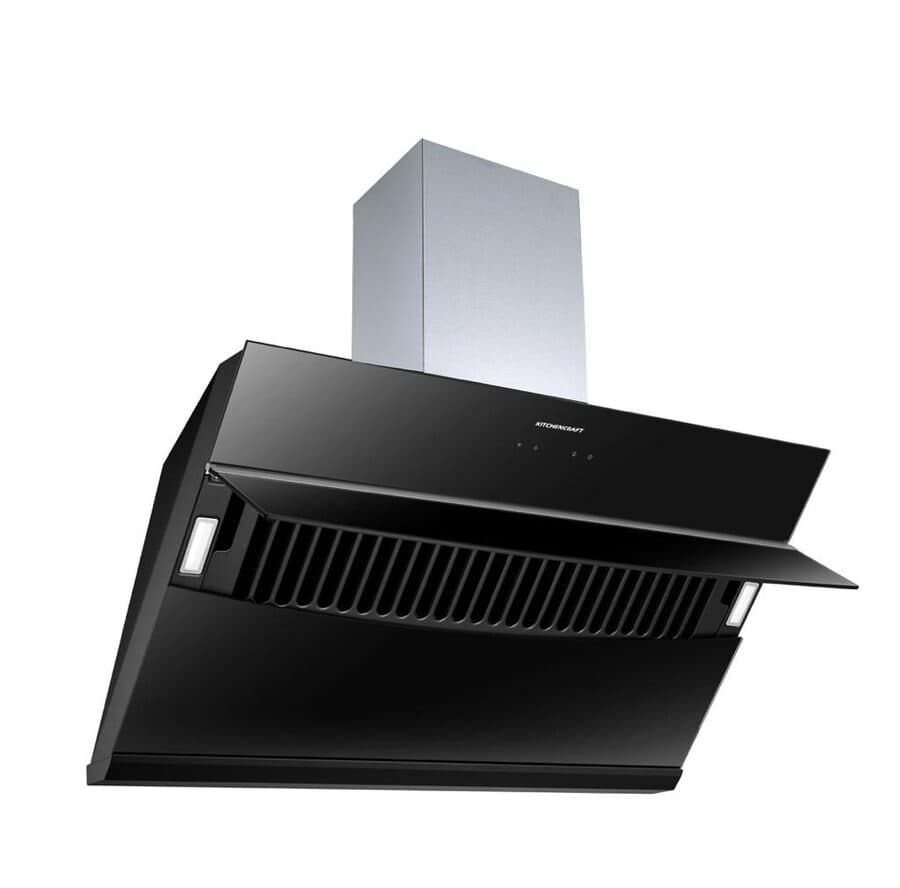 90cm Vertical Sensor Hood — Black