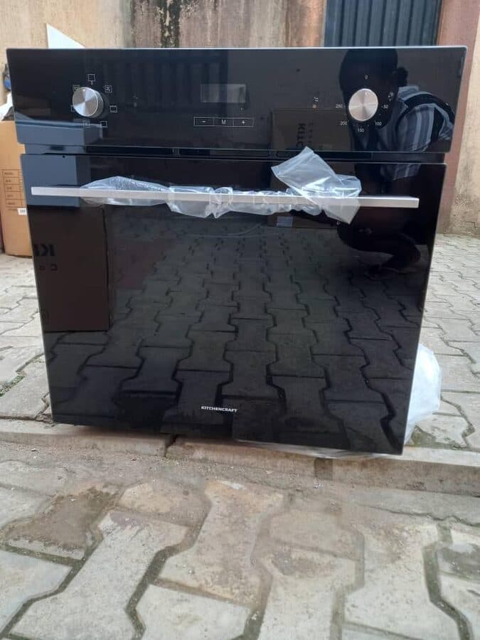 60cm Black Electric Oven